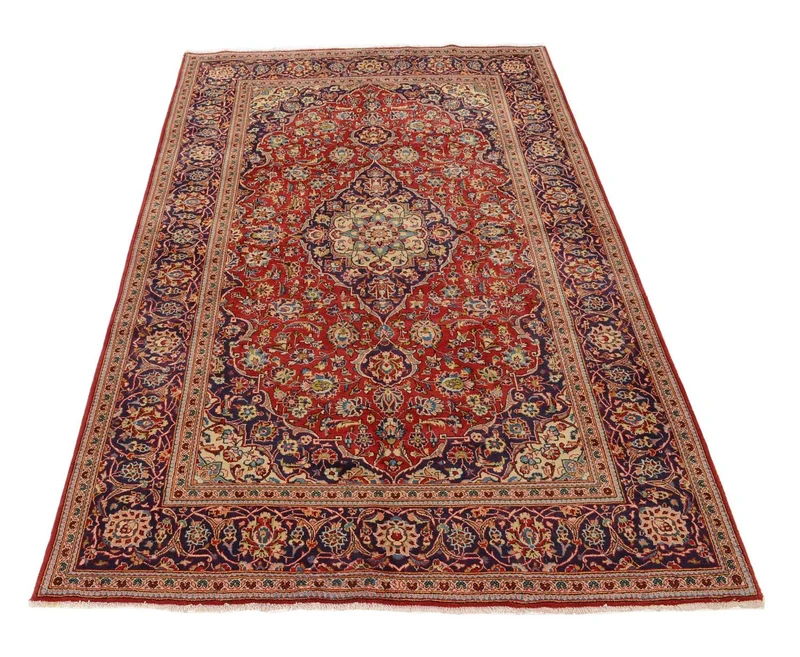 Perserteppich - Keshan 197 x 315 cm - rot