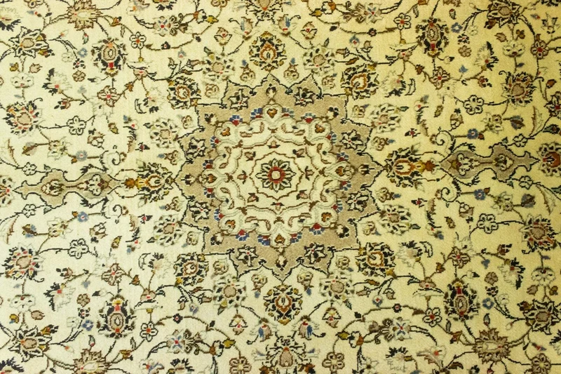 Perserteppich - Keshan 195 x 305 cm - beige