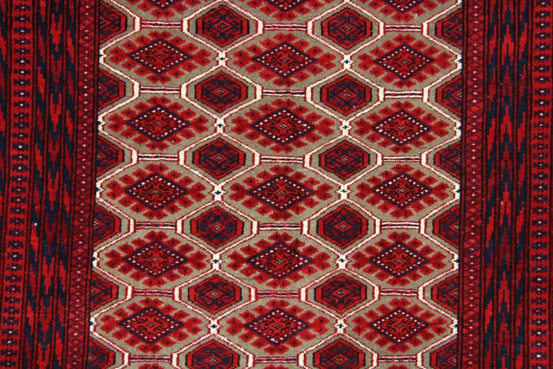 Afghan Teppich 118 x 170 cm - rot