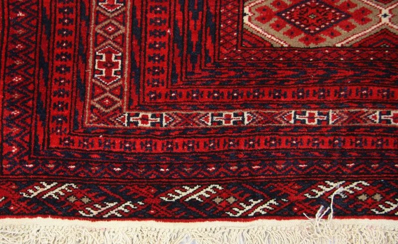 Afghan Teppich 118 x 170 cm - rot