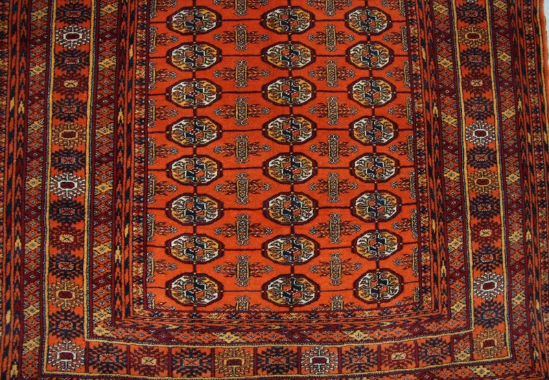 Afghan Teppich 119 x 177 cm - orange