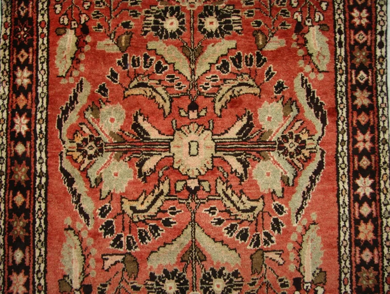 Perserteppich - Nomadic 112 x 405 cm - hellrot