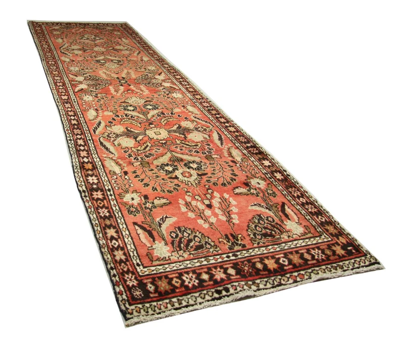 Perserteppich - Nomadic 112 x 405 cm - hellrot