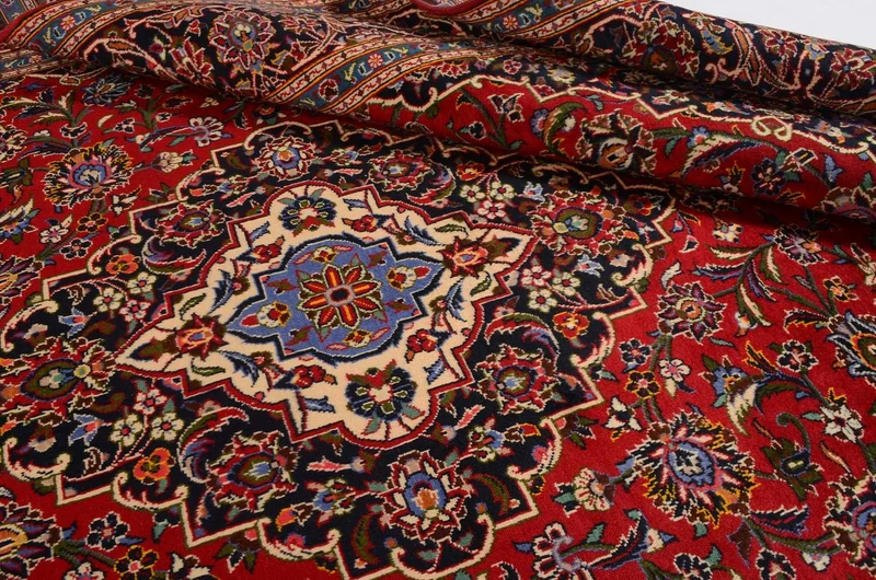 Perserteppich - Keshan 255 x 370 cm - rot