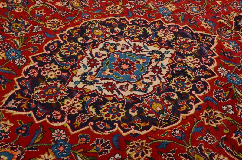 Perserteppich - Keshan 245 x 357 cm - rot
