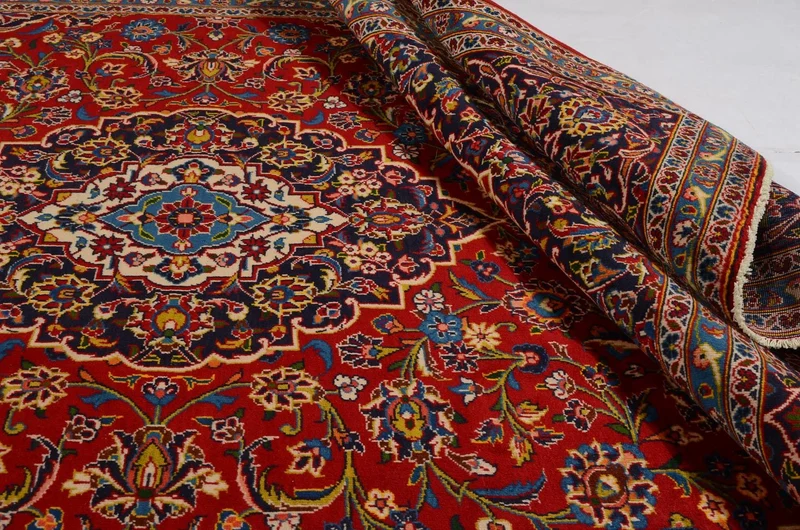 Perserteppich - Keshan 245 x 357 cm - rot