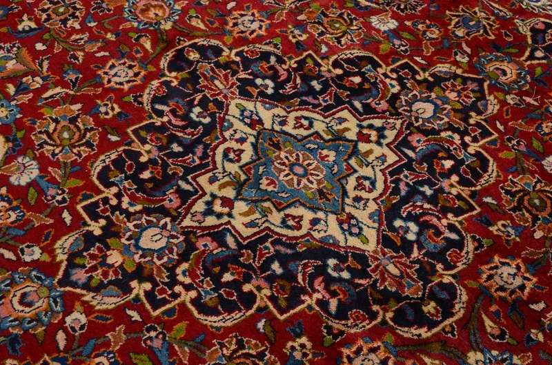 Perserteppich - Keshan 258 x 365 cm - rot