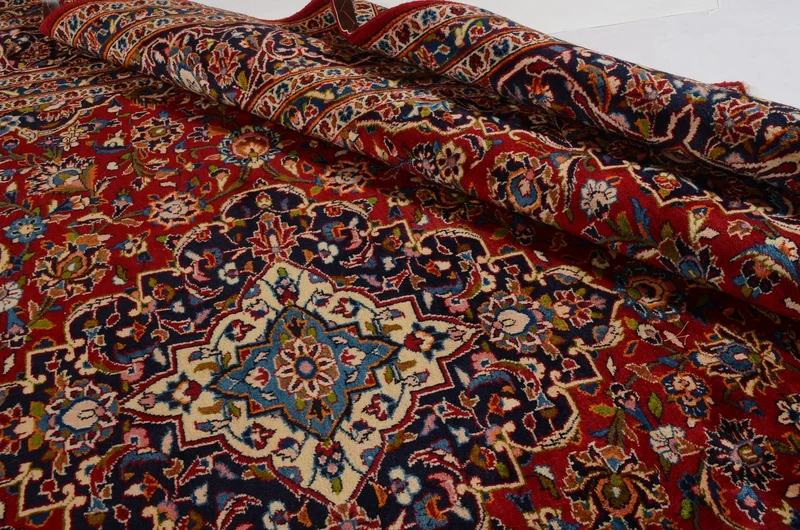 Perserteppich - Keshan 258 x 365 cm - rot