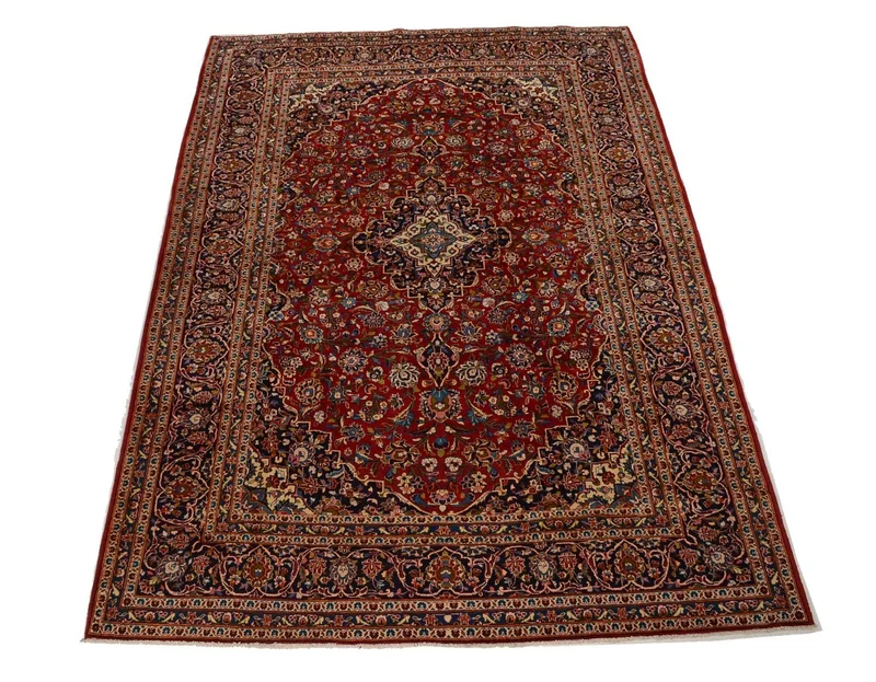 Perserteppich - Keshan 258 x 365 cm - rot