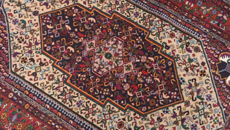 Afghan Teppich 125 x 187 cm - rot