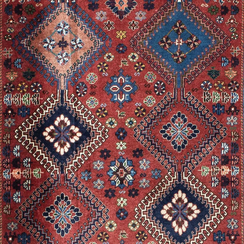 Perserteppich - Nomadic 102 x 193 cm - hellrot