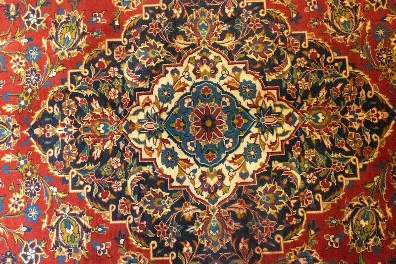 Perserteppich - Keshan 310 x 410 cm - rot