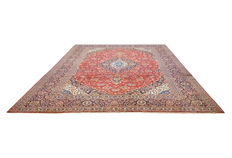 Perserteppich - Keshan 304 x 417 cm - rost