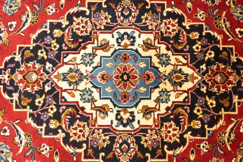 Perserteppich - Keshan 245 x 340 cm - rot