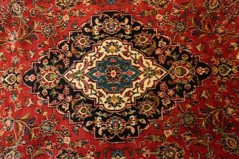 Perserteppich - Keshan 246 x 337 cm - orange