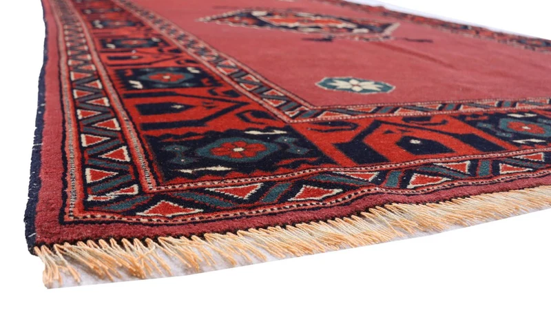 Afghan Teppich 129 x 190 cm - rot