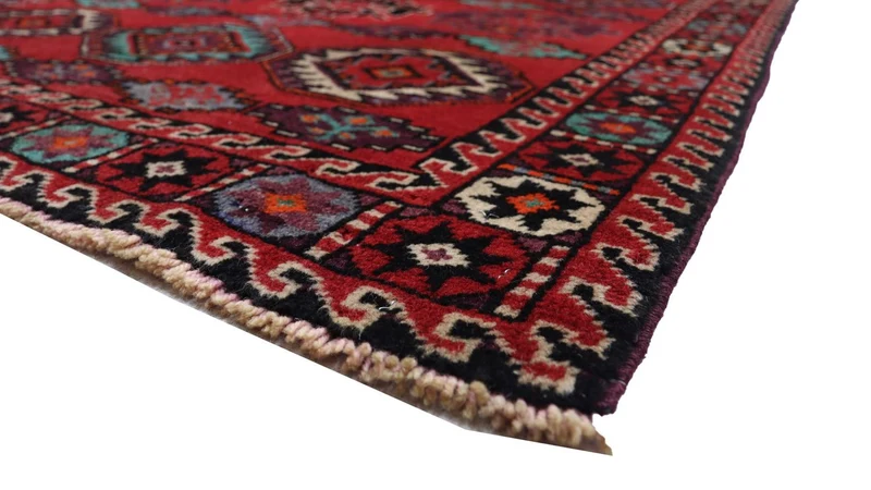 Belutsch Teppich 102 x 198 cm - dunkelrot