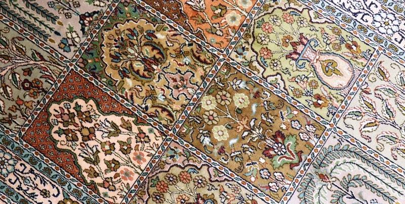 Seidenteppich - Kaschmir Seide 95 x 151 cm Teppichbrücke