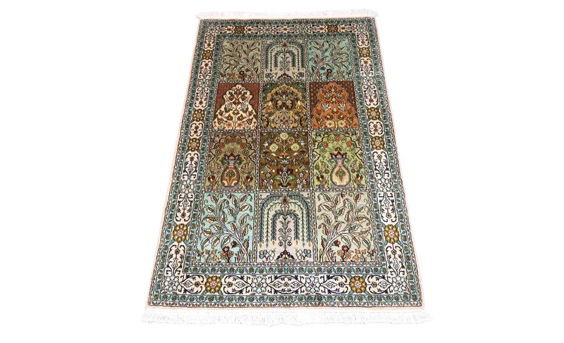 Seidenteppich - Kaschmir Seide 95 x 151 cm Teppichbrücke