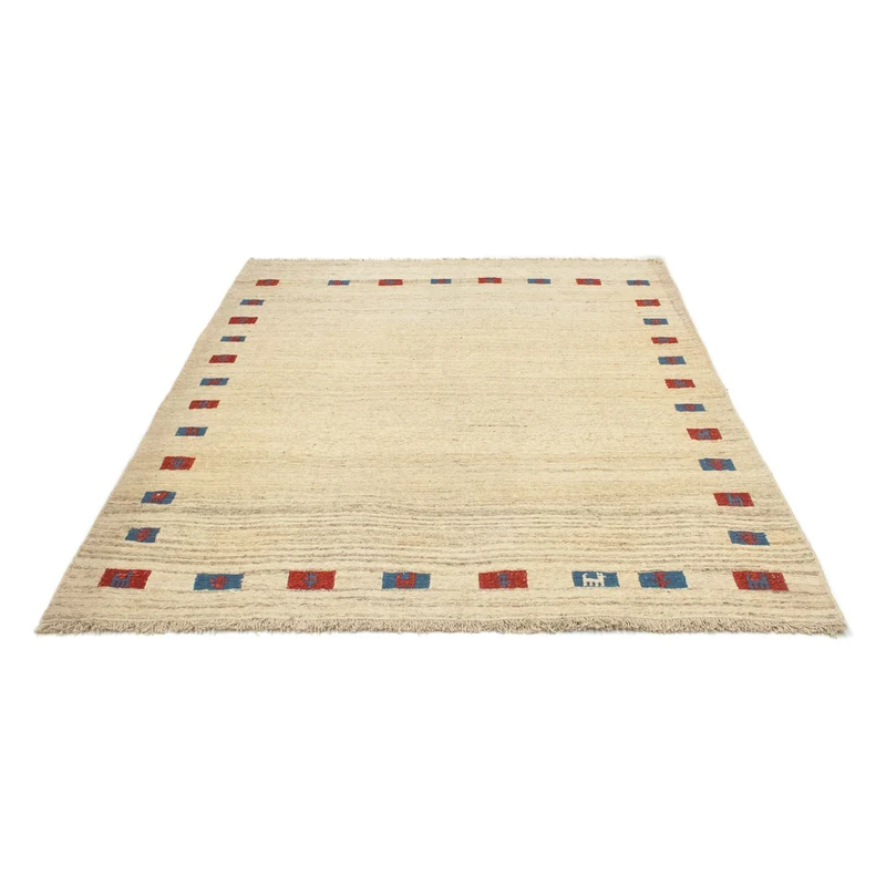Gabbeh Teppich - Perser 156 x 196 cm - beige