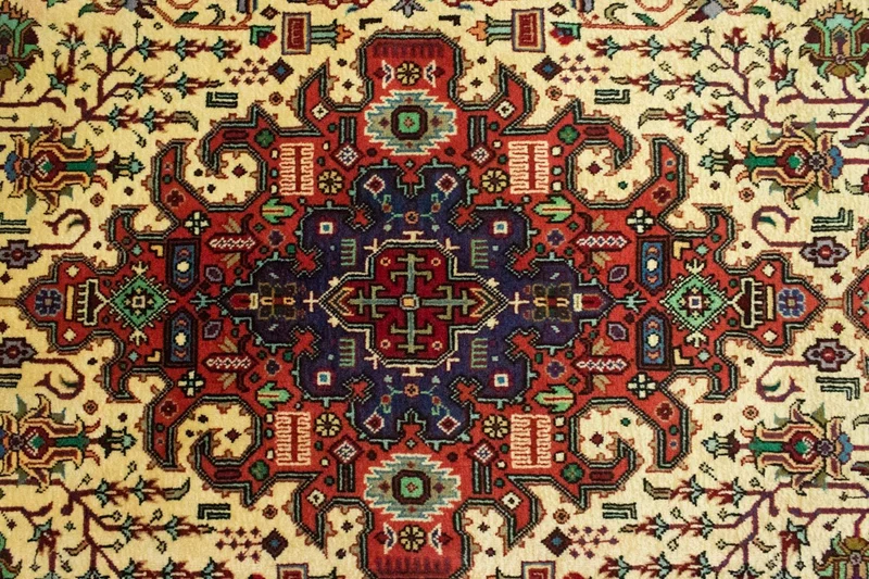 Perserteppich - Täbriz 202 x 293 cm - beige
