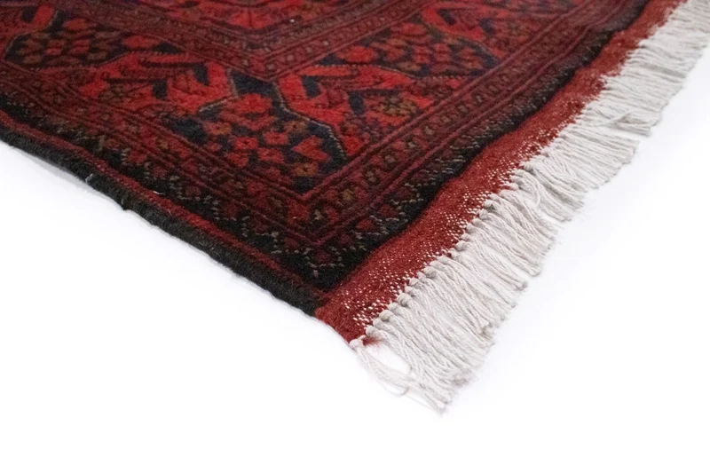 Afghan Teppich - Kunduz 126 x 197 cm - rot