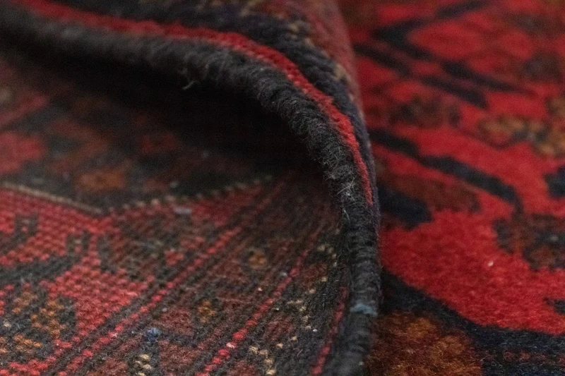 Afghan Teppich - Kunduz 126 x 197 cm - rot