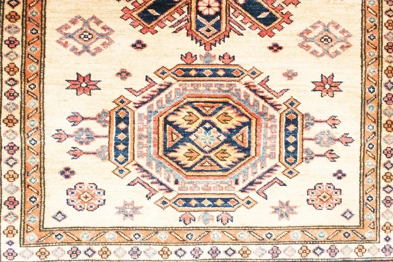 Ziegler Teppich - Kazak 128 x 166 cm - beige