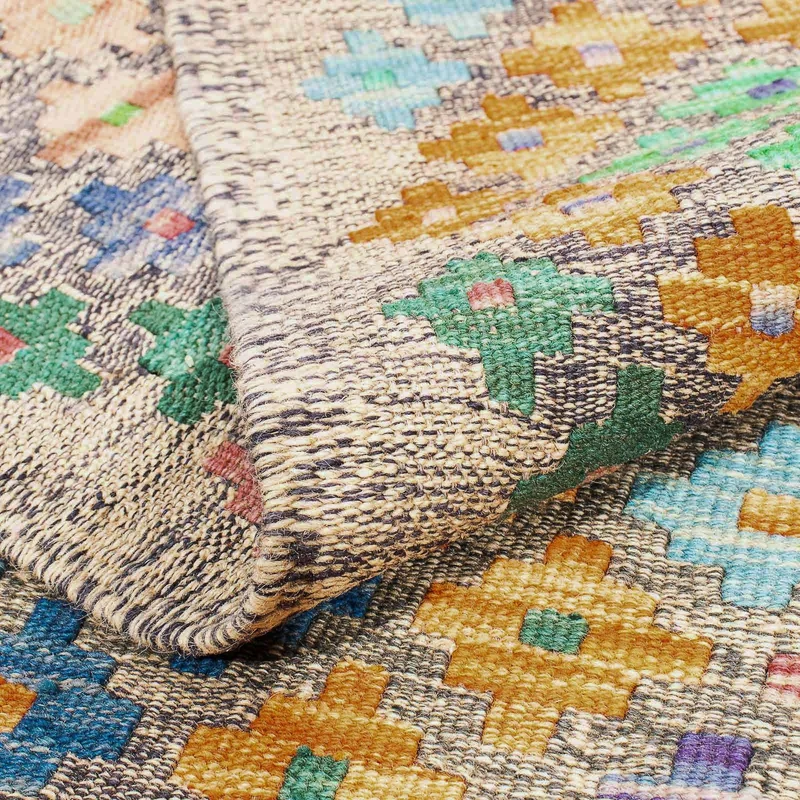 Kelim Teppich - Splash 202 x 290 cm - mehrfarbig