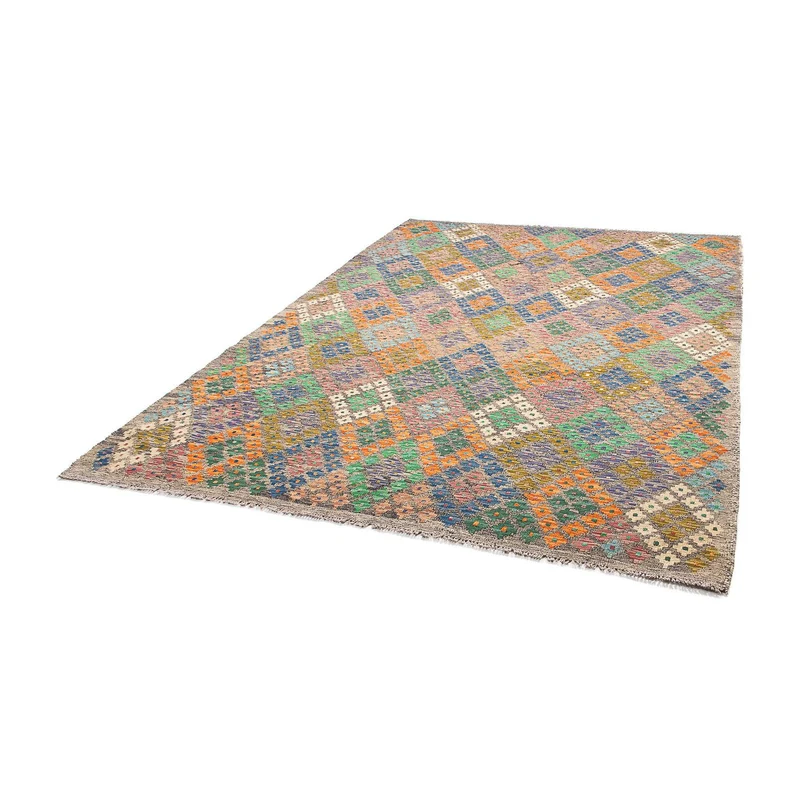 Kelim Teppich - Splash 202 x 290 cm - mehrfarbig