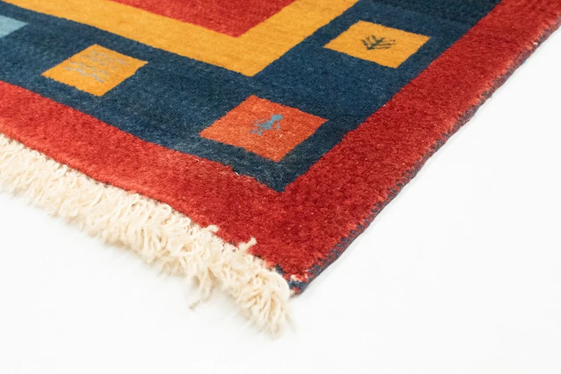 Gabbeh Teppich - Perser 102 x 175 cm - rot
