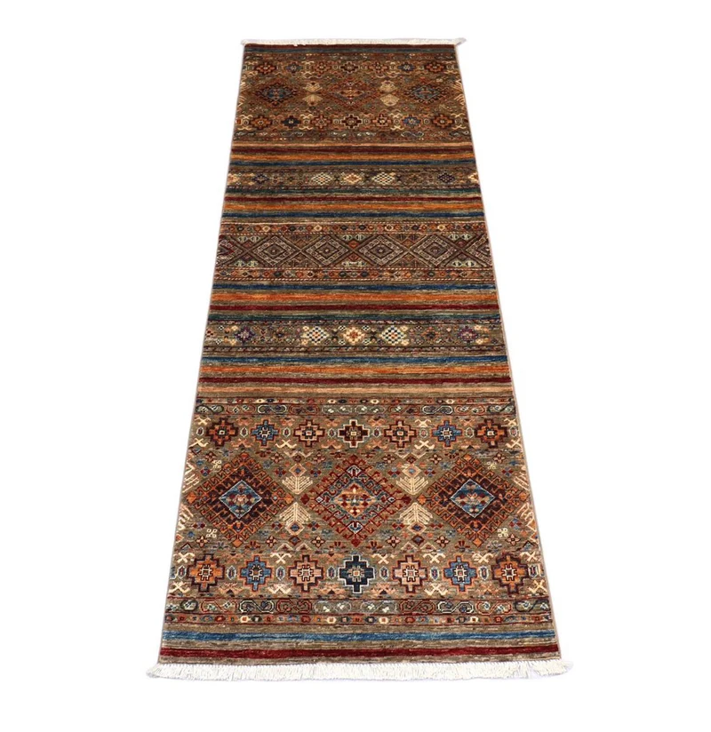 Ziegler Teppich 88 x 258 cm - hellbraun