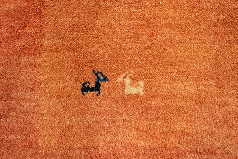 Gabbeh Teppich - Perser 101 x 294 cm - rost