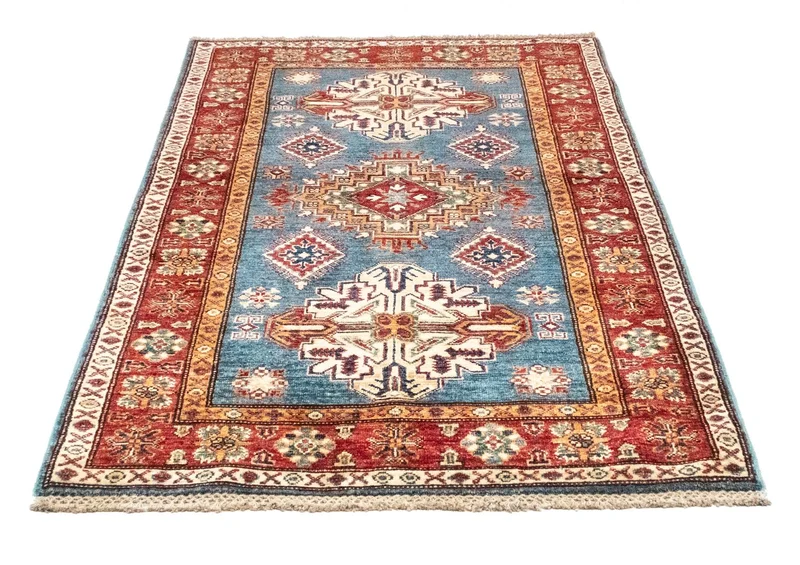 Ziegler Teppich - Kazak 102 x 157 cm - hellblau