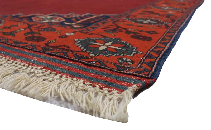 Afghan Teppich 126 x 180 cm - rot