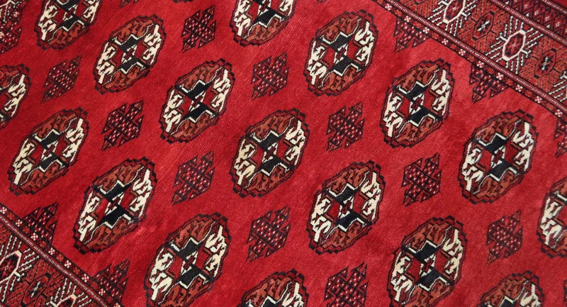 Afghan Teppich 118 x 152 cm - rot