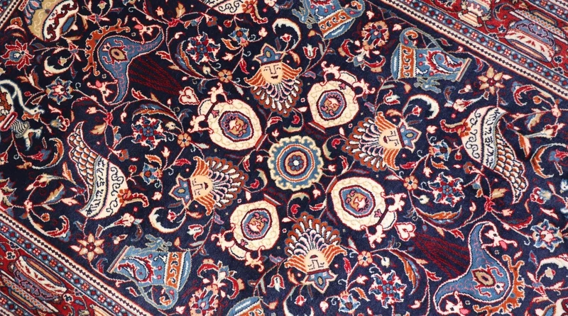 Perserteppich - Classic 106 x 164 cm - dunkelblau