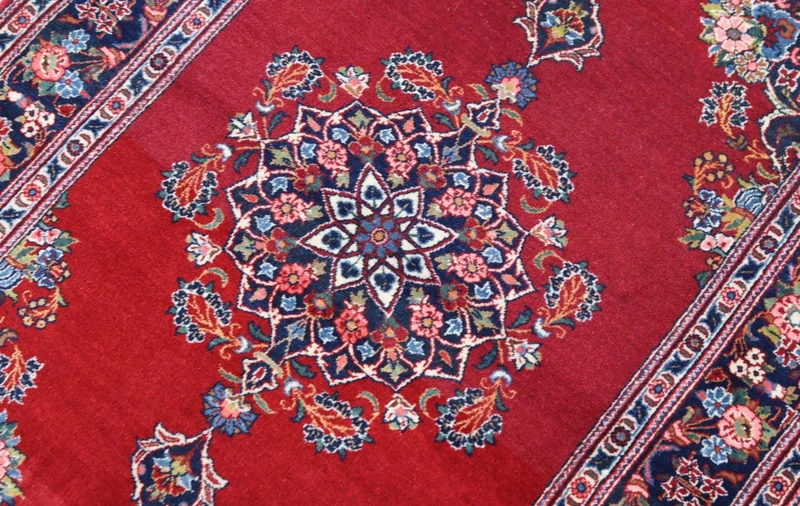 Perserteppich - Keshan 101 x 154 cm - rot