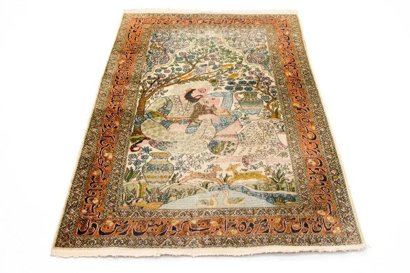 Seidenteppich - Kaschmir Seide 92 x 150 cm Teppichbrücke