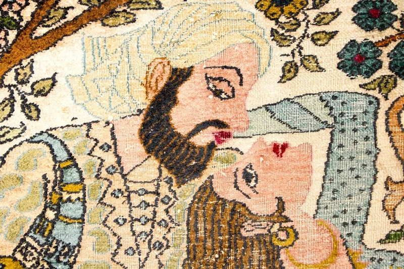 Seidenteppich - Kaschmir Seide 92 x 150 cm Teppichbrücke