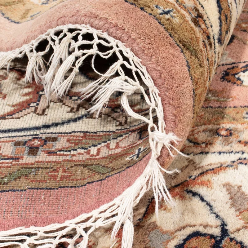 Orientteppich - Indus rund - 245 x 245 cm - lachs