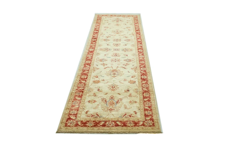 Ziegler Teppich 80 x 299 cm - hellbeige