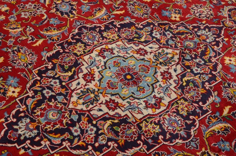 Perserteppich - Keshan 231 x 332 cm - rot