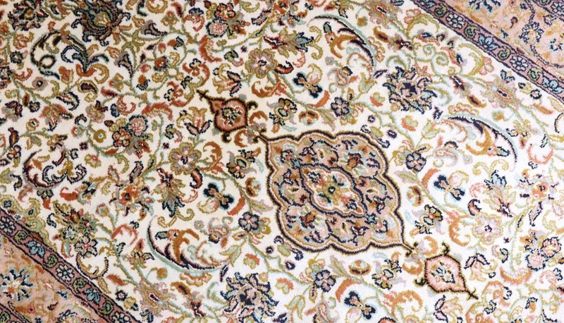 Seidenteppich - Kaschmir Seide 99 x 155 cm Teppichbrücke