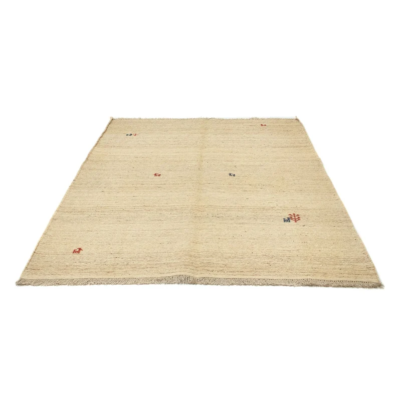 Gabbeh Teppich - Perser 157 x 192 cm - beige
