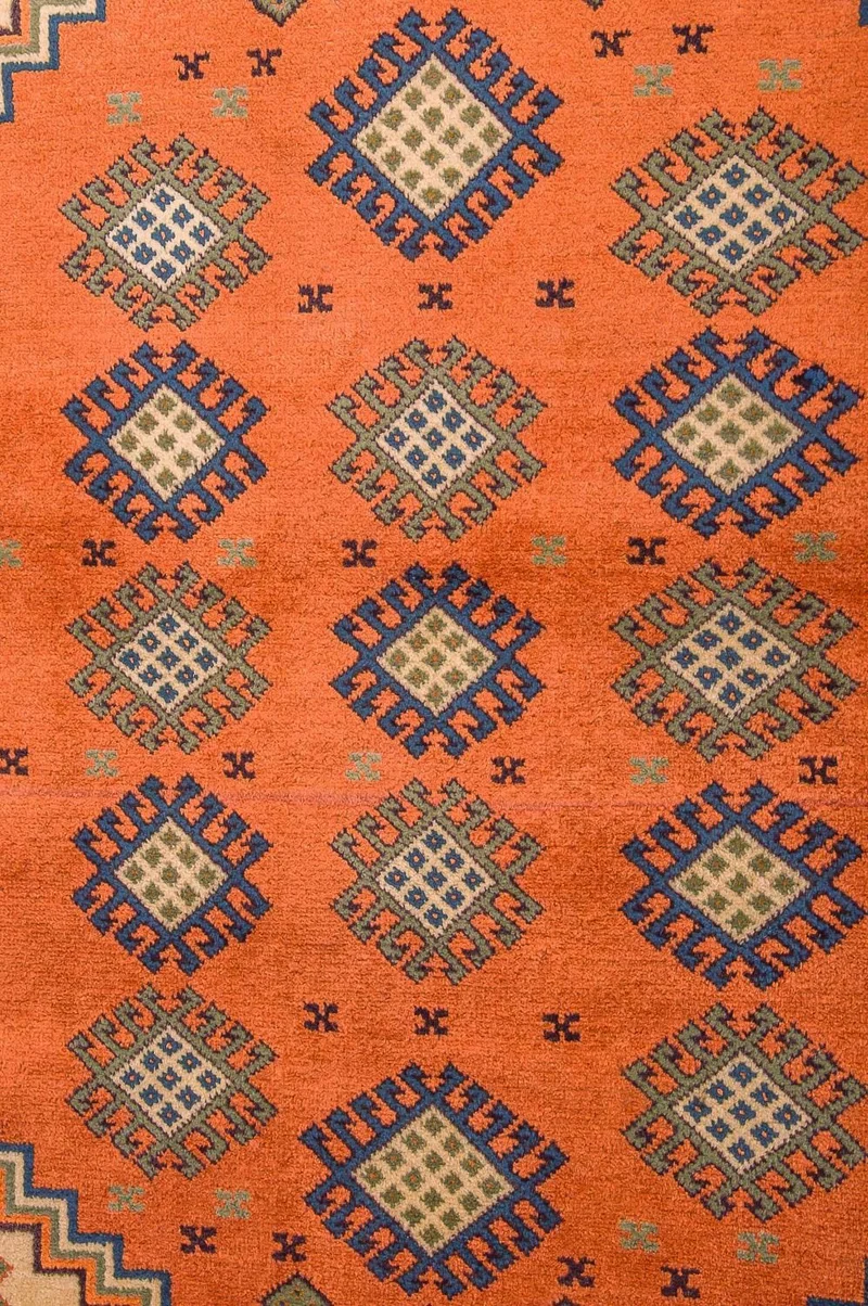 Turkaman Teppich 127 x 184 cm - orange