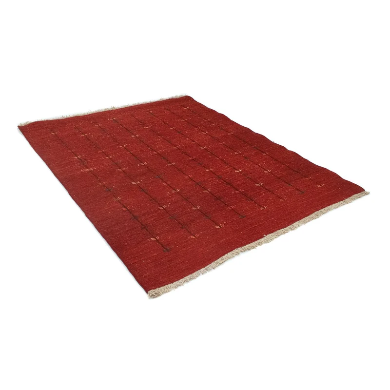 Gabbeh Teppich - Perser 150 x 200 cm - rot