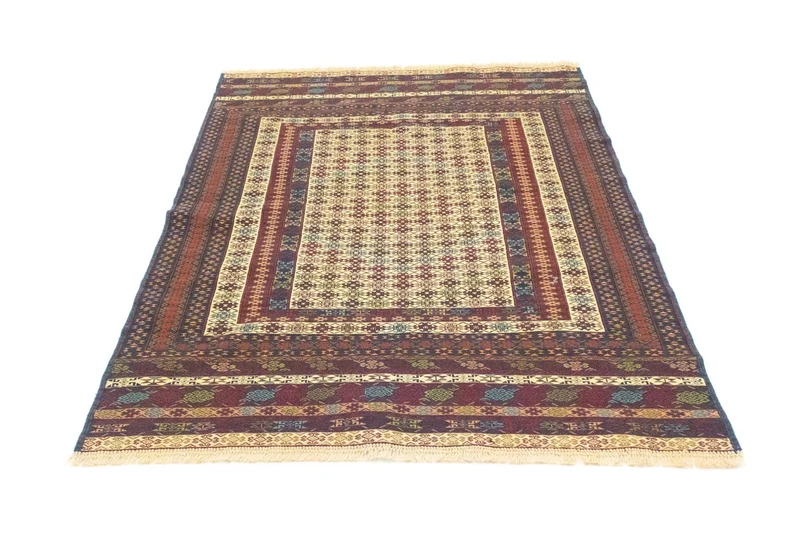 Kelim Teppich - Oriental 126 x 186 cm - beige
