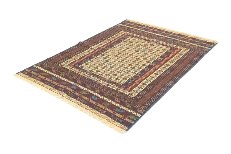 Kelim Teppich - Oriental 126 x 186 cm - beige