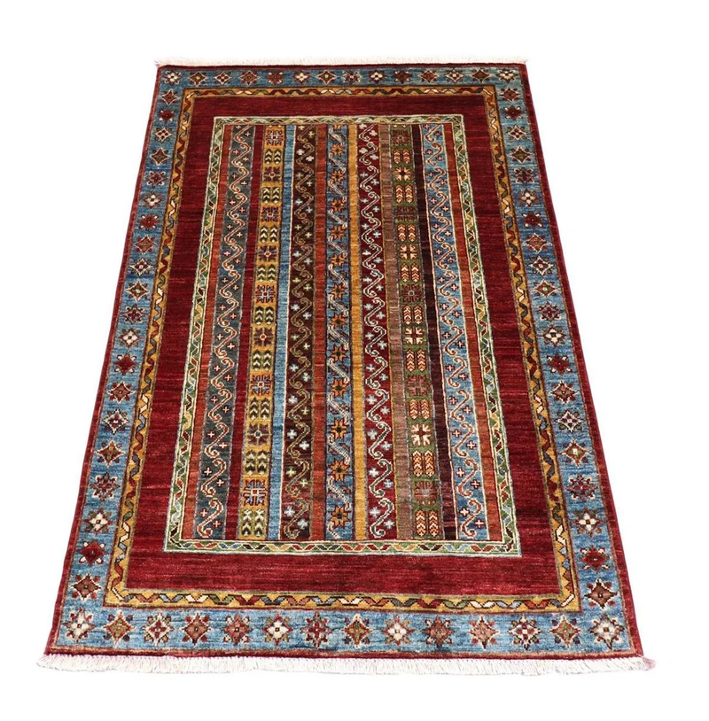 Ziegler Teppich 102 x 156 cm - dunkelrot